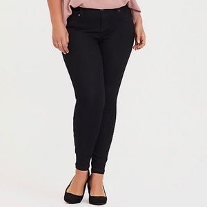 Super stretch dark wash jegging
